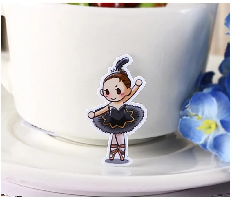 39pcs Creative Kawaii Self-made Ballet Girl Stickers/ Beautiful Stickers /decorative Sticker /DIY Craft Photo Albums
