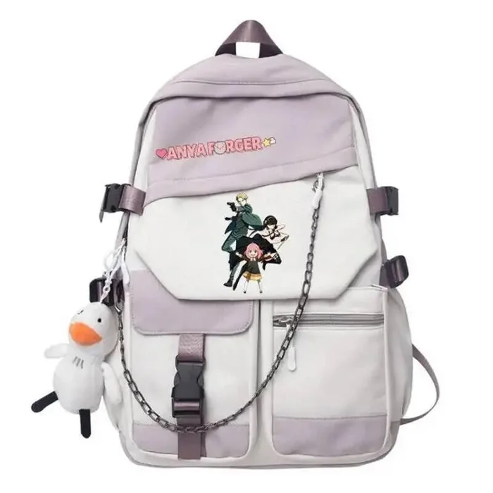 

Черный Синий Фиолетовый Зеленый Оранжевый Шпион X Семейный Студент Подростковые Школьные Сумки Рюкзаки Аниме Игра