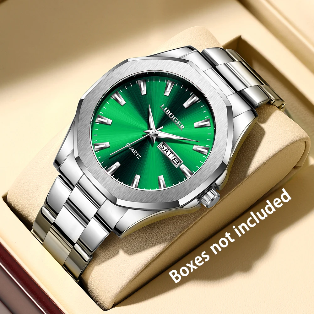 1Pcs Trendy Men's Wrist Watch Set, Cool Style, Perfect Gift For Ramadan, Anniversary, New Year's Day, Family Gatherings