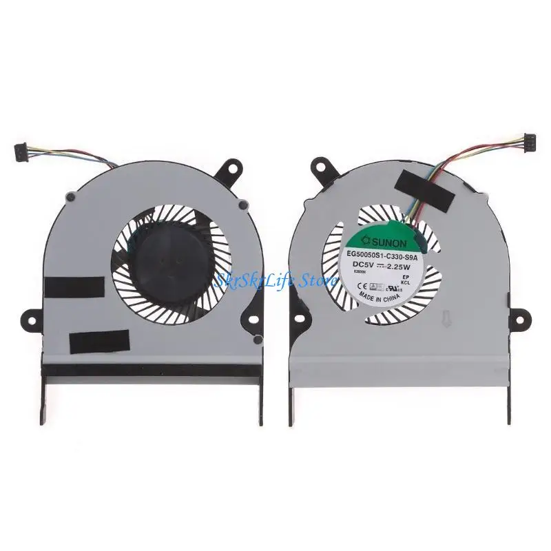 

E65E Оригинальный вентилятор охлаждения процессора для Vivobook S301L Q301L S301LA Q301LA SUNON EG50050S1-C330-S9A DC5V 2,25 Вт