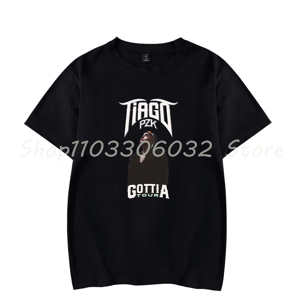 Tiago PZK GOTTI A Tour Merch T-Shirt Women Men Crewneck Short Sleeve Fashion Tee