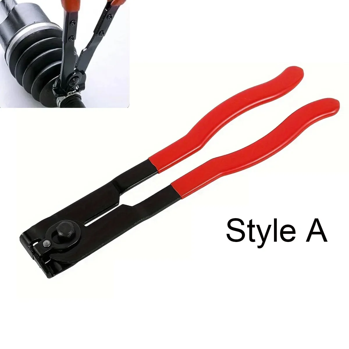 

1 шт., набор плоскогубцев для зажимов для ботинок, сверхмощный автомобильный набор инструментов для обвязки с резаком, профессиональные плоскогубцы для завязок для ушей