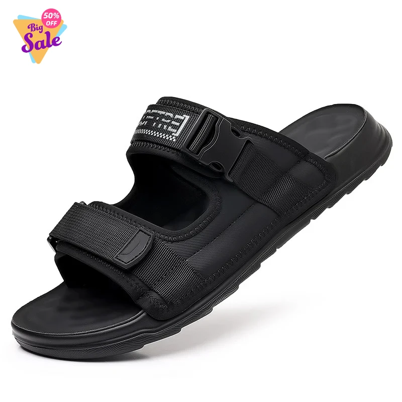 

High Quality Men's Slippers Indoor Outdoor Sandals Beach Comfortable Slides Men Casual Shoes Flip-flops Slippers Sandals Outdoor