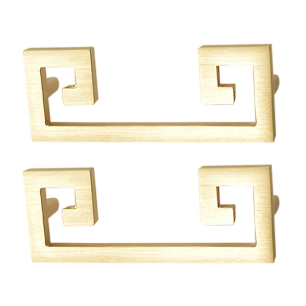 

2pcs Cabinet Handles Zinc Alloy Drawer Knobs For Cupboard Wardrobe Door Home Supplies Sturdy Simple Grips Furniture