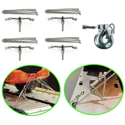 Metal Simulation Ratchet Chain Tensioner for 1/14 Excavator Bulldozer Kabolite Huina JDM Lesu For volvo Diy Parts Toys