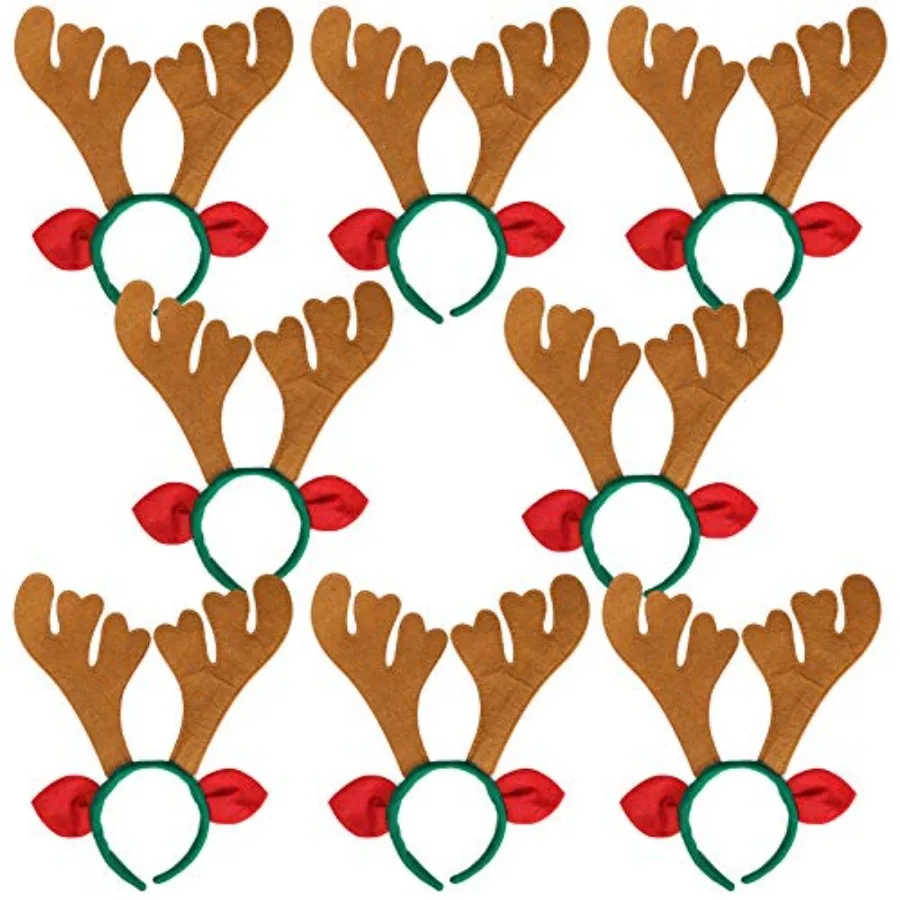 

Max Fun Christmas Headbands Reindeer Antlers Headband Xmas Decoration Costume Hairbands for Christmas Parties Holiday Favors Ph