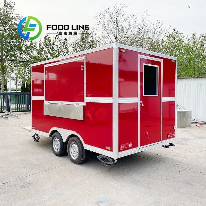 Food Truck with Full Kitchen Food Trailer Coffee Cart Food Truck Mobile bar Truck Pizza Trailer Factory Price Customized