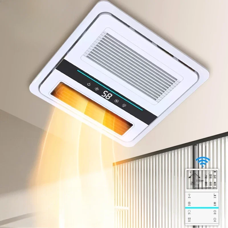 

Система вентиляции в ванной комнате 220 В: вытяжной вентилятор с обогревателем и встроенным освещением, идеальное обновление комфорта в ванной комнате