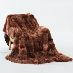 Super Soft Warm Fur Blanket, Fluffy, Shaggy Sofa Blankets, Bed Bedspread, White Warm Bedding Sheet, Cozy Blanket, 200x230cm
