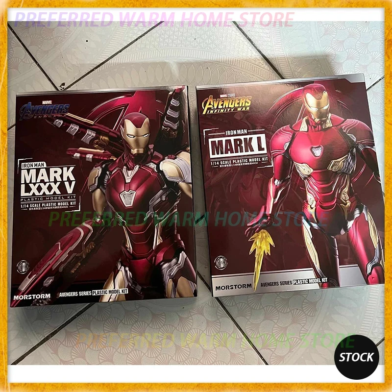 In Stock MOR Storm Avengers:Endgame Iron Man Mark 85 Mark 50 Assemble Model Toy Collectible Gift The Avengers