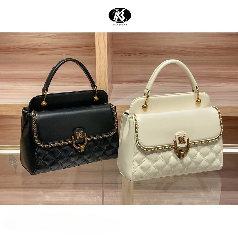 

Женская сумка с ромбом, новинка 2025, высококачественная сумка через плечо большой вместимости