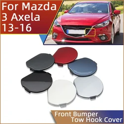 Auto Front Bumper Towing Hook Eye Cover Cap For Mazda 3 Axela Sedan 2013 2014 2015 2016 Tow Hook Hauling Trailer Lid Garnish