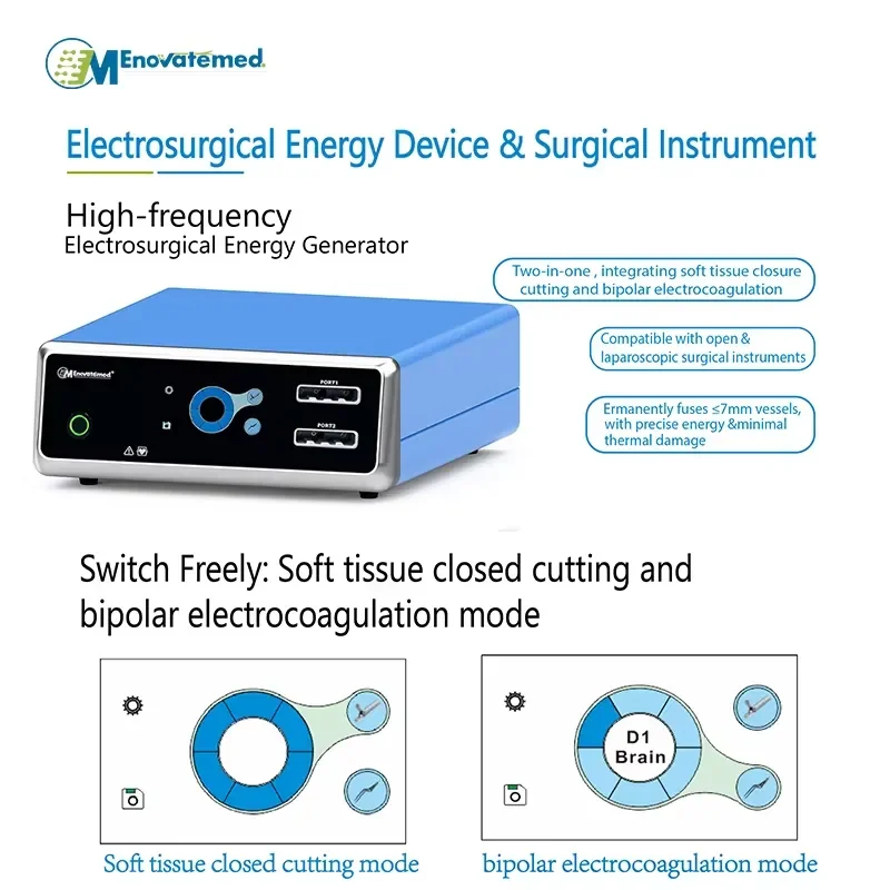 Ligasure Compatible Vessel Sealing and Bipolar Generator with CE ISO for Efficient Hemostasis