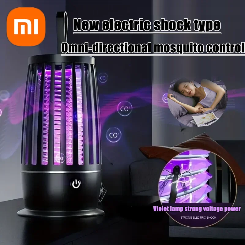 Xiaomi Portable Mosquito Killer Lamp Electric Fly Trap Insect Killer USBRechargeable Outdoor Mute Anti Mosquito Lamp Insect Proo