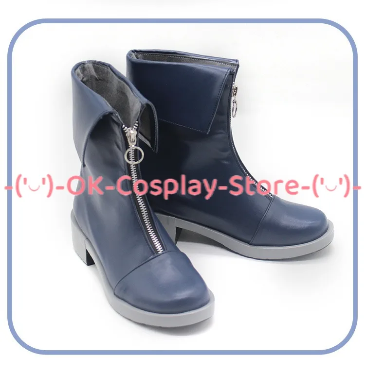 Custom Made Zoe Cosplay Sapatos, Botas De Carnaval De Halloween, Prop PU