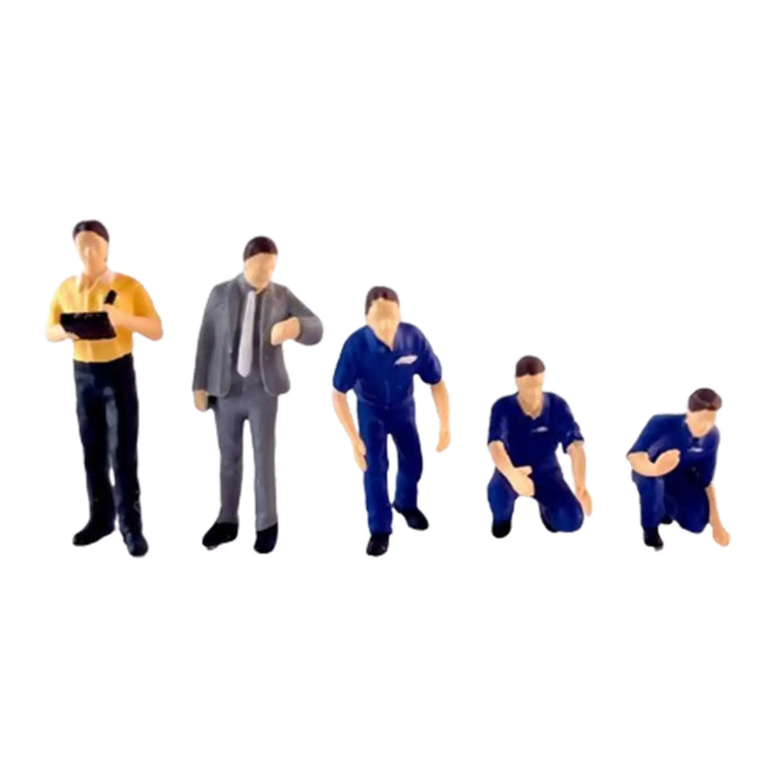 

5 шт. 1/64 масштаб диорамы фигурки смолы для аксессуаров для кукольного домика Fariy Garden Style B