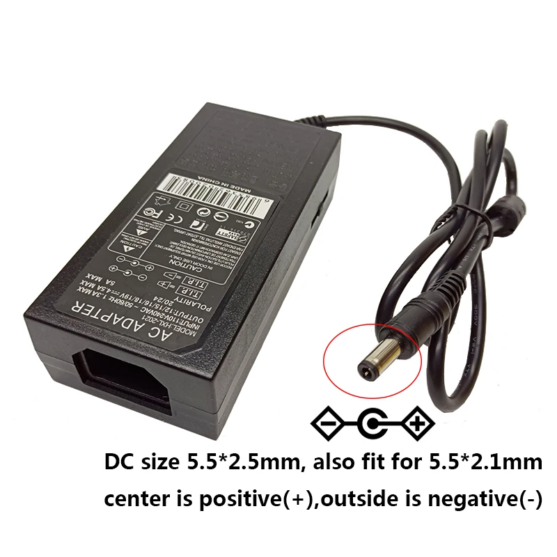 AC DC Adjustable Power Supply Adapter 12V 15V 16V 18V 19V 20V 24V Switching 220V To 12 24 V 4.5A 4A Conveter Adaptor Adaptador