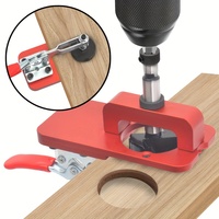 35mm Concealed Hinge Drilling Jig Guide Hinge Hole Drilling Guide Carpenter Woodworking Tool Hole Opener Locator Door Cabinet