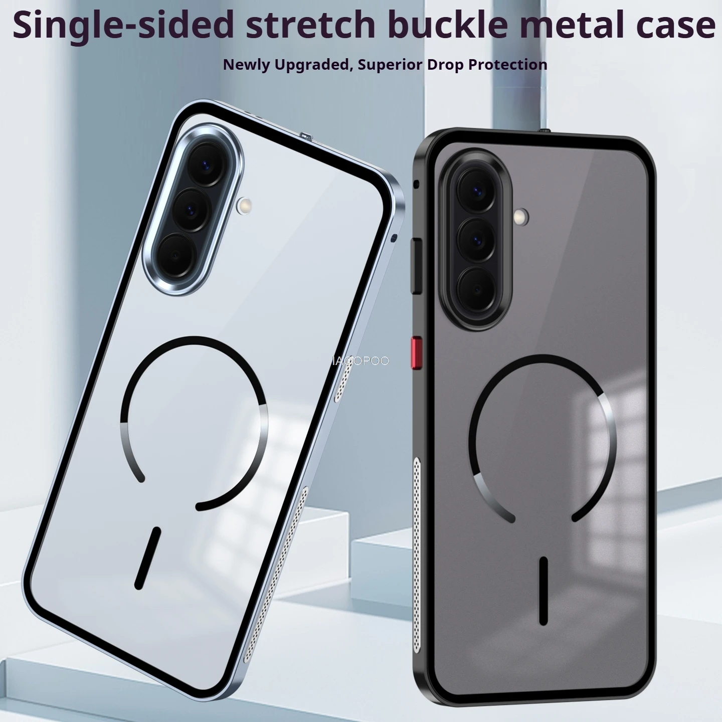 Für Samsung Galaxy A57 A37 S23 S24 S24+ S25 S25+ S26 S26+ Ultra Handyhülle Metallrahmen für MagSafe Schnalle Aluminiumlegierung Hülle – Detail 8