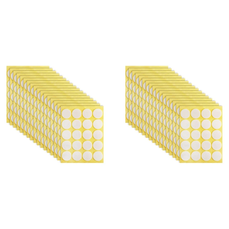 1600Pcs Candle Wick Stickers Double-Sided Adhesive Dot Heat-Resistant Candle Making Stickers For Candle DIY Supplies