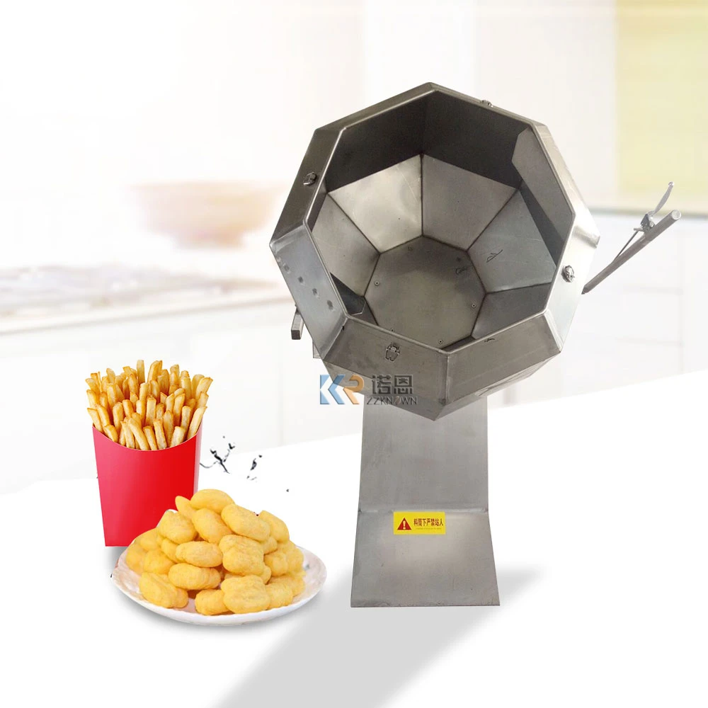 

Electric Drum Potato Chips Seasoning Machine Octagonal Candy Seasoning Machine Snack Food Flavour Mixer Machine