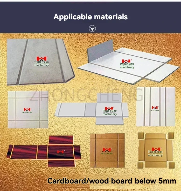 New Manual Slotting Sampling Machine Gift Box Gray Cardboard V-slot Machine Sampling Machine Gift Box