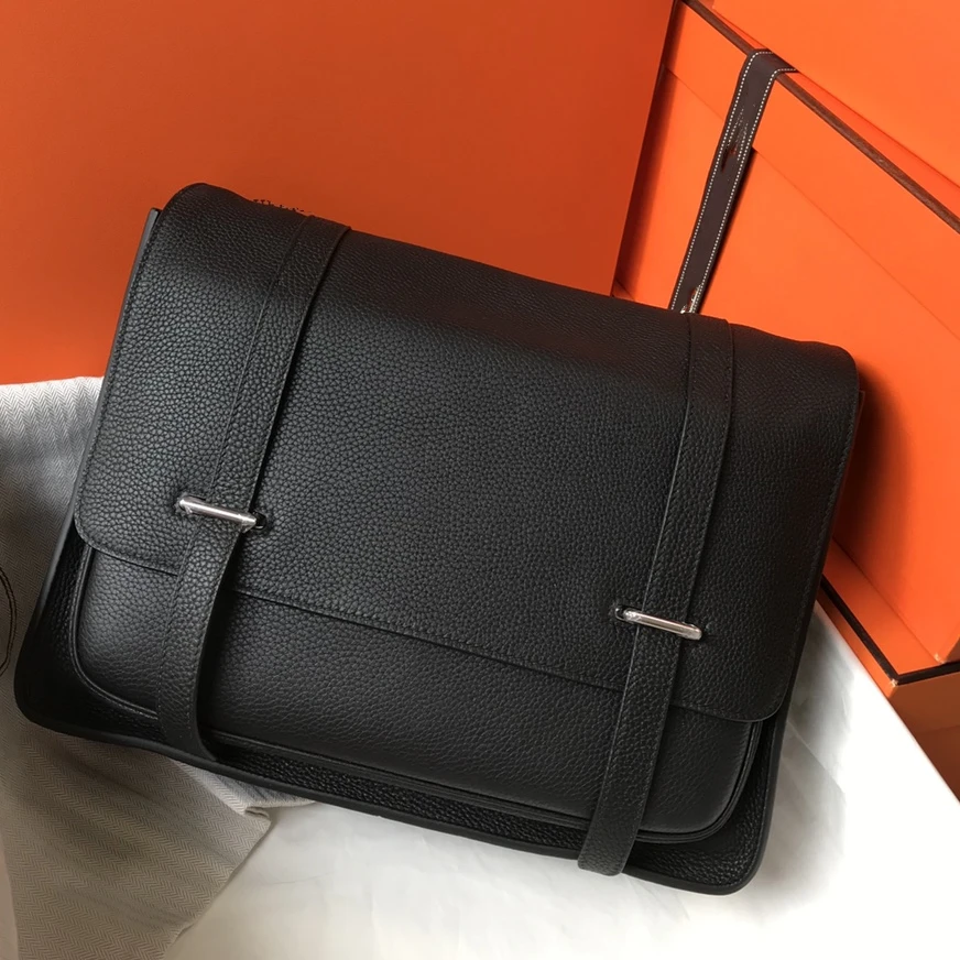 

2025 Luxury Brand Genuine Leather Bag For Women men's Business Bag Male Messenger Bag Laptop Crossbody Bag Office Handbags