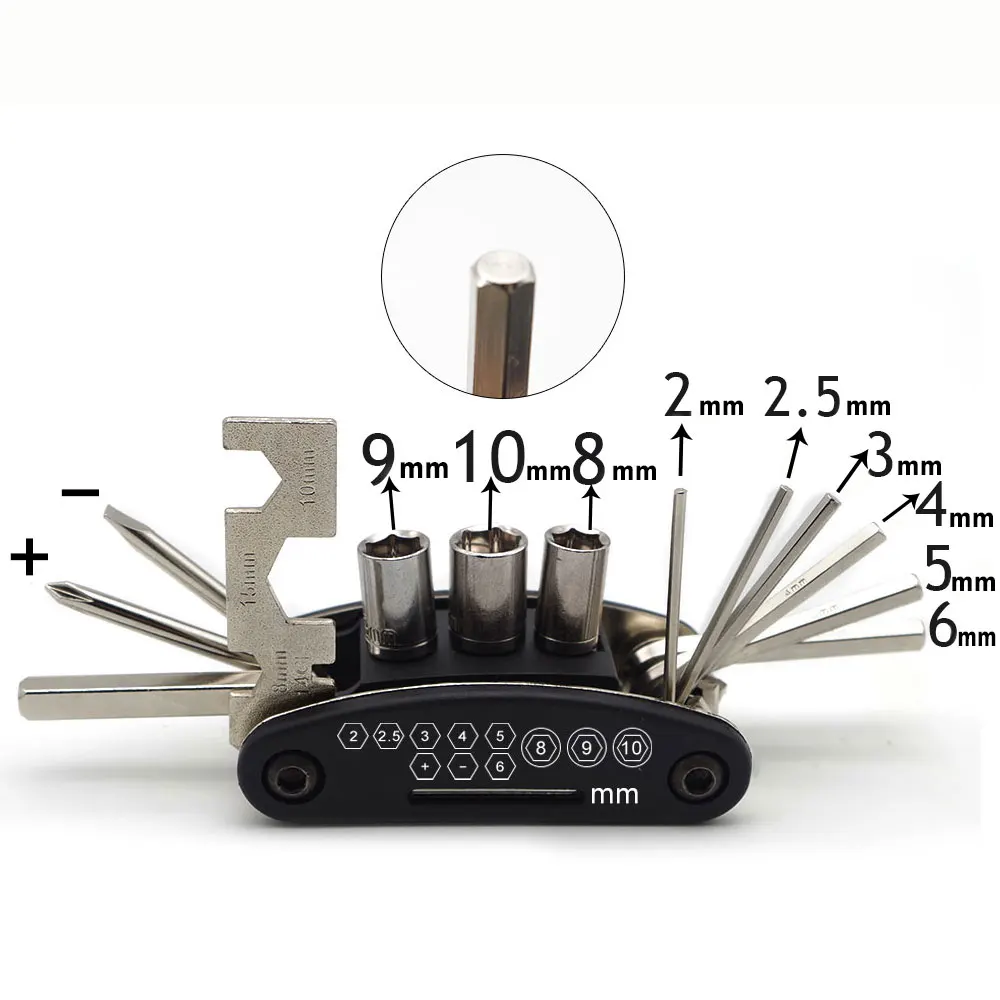 Motorcycle Screwdriver kit wrench bicycle bike fix multi tool Set For YAMAHA Fz25 R3 2019 Banshee Yfz 450 Xmax 300 Xt660X Fz 16