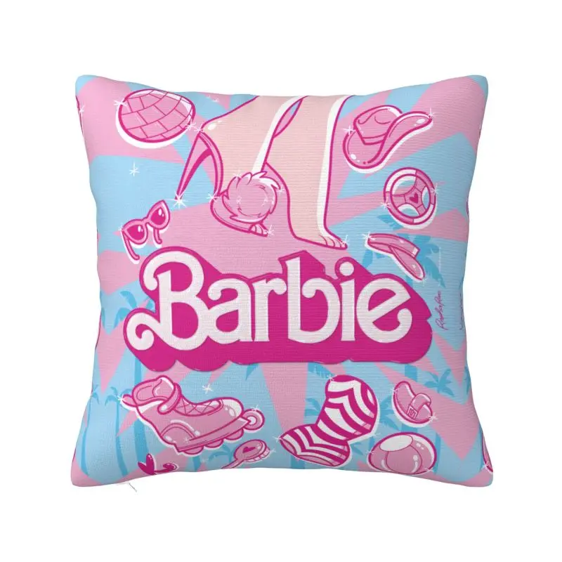 

Custom Modern Barbie Cushion Cover 45x45 Cm Soft Polyester Throw Pillow Case For Sofa ChairHome Decor Pillowslip