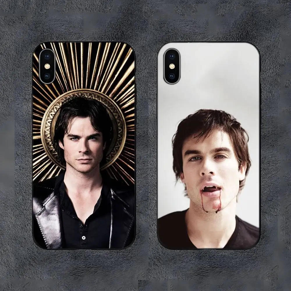 

Vampire Diaries Ian Somerhalder Phone Case For Samsung S25,S24,S22,S23,S30,Ultra,S20,S30,Plus,S21 Fe,10,9,5G Silicone Cover