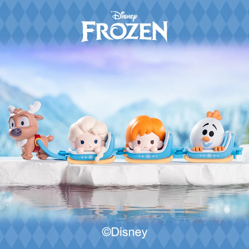 Gefrorene Elsa Anna Olaf Anime Peripheriegeräte Kawaii süße Q Edition Überraschung Blind Box Spielzeug Tischdekoration Ornamente Urlaubsgeschenke