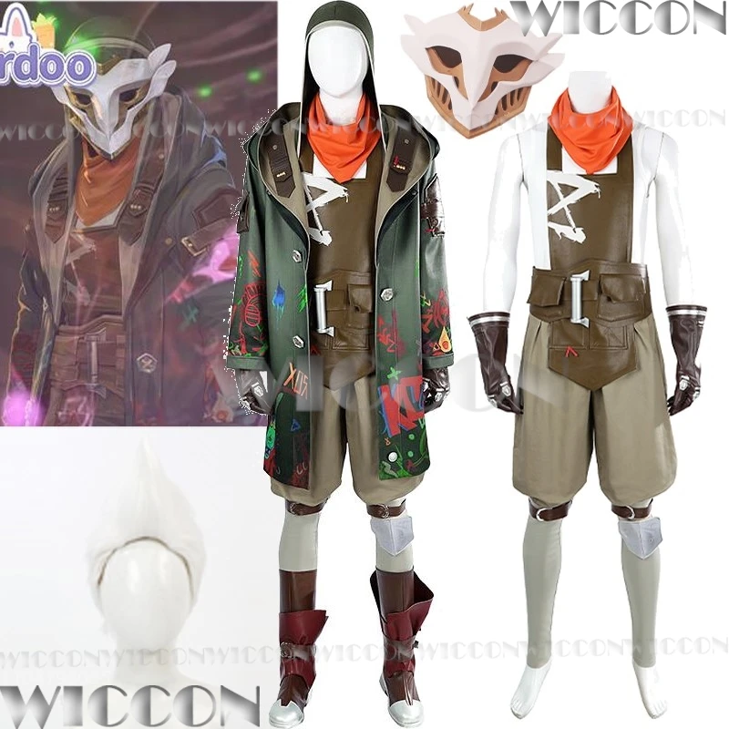 

Игра League of Legends Косплей Костюм Парик Маска Мужской Костюм Рождество Хэллоуин Ролевая Игра Индивидуальные