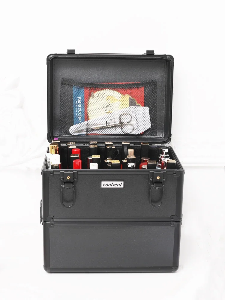 

Nail polish glue storage box Large capacity multi-layer professional manicure box Tattoo embroidery manicurist toolbox Portable