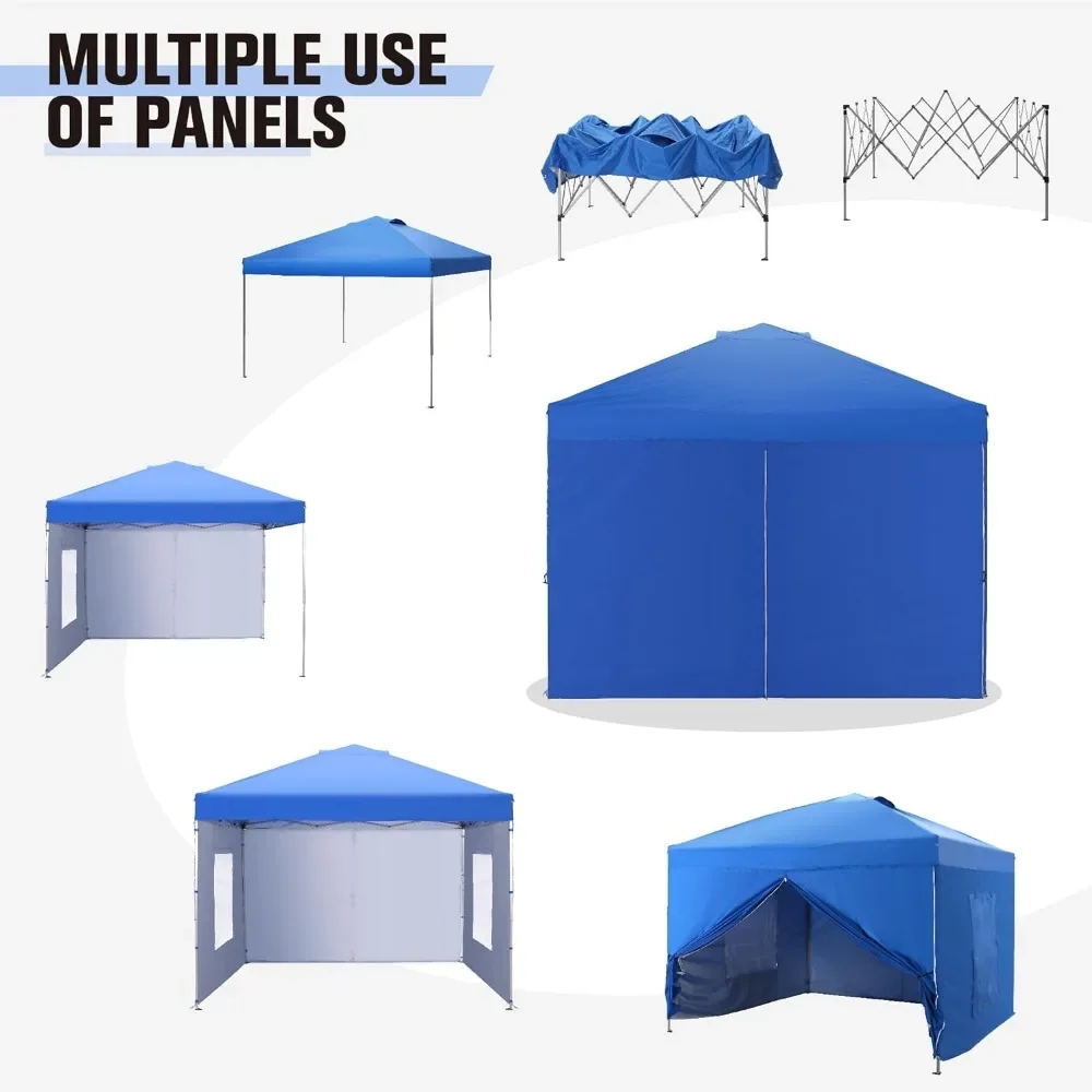 Imagem -03 - Waterproof Canopy Tent para Camping Família Sombra Azul Exterior Malha Campanha Casas Abrigo tipo Praia Tarp Pesca Tendas