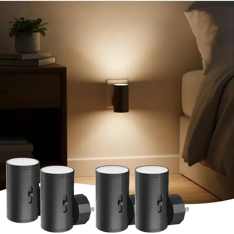

1/2/4 шт. светодиодный ночник с датчиком от zmierzchu до рассвета, регулируемые ночники для кухни, прихожей, спальни, лестницы, гостиной