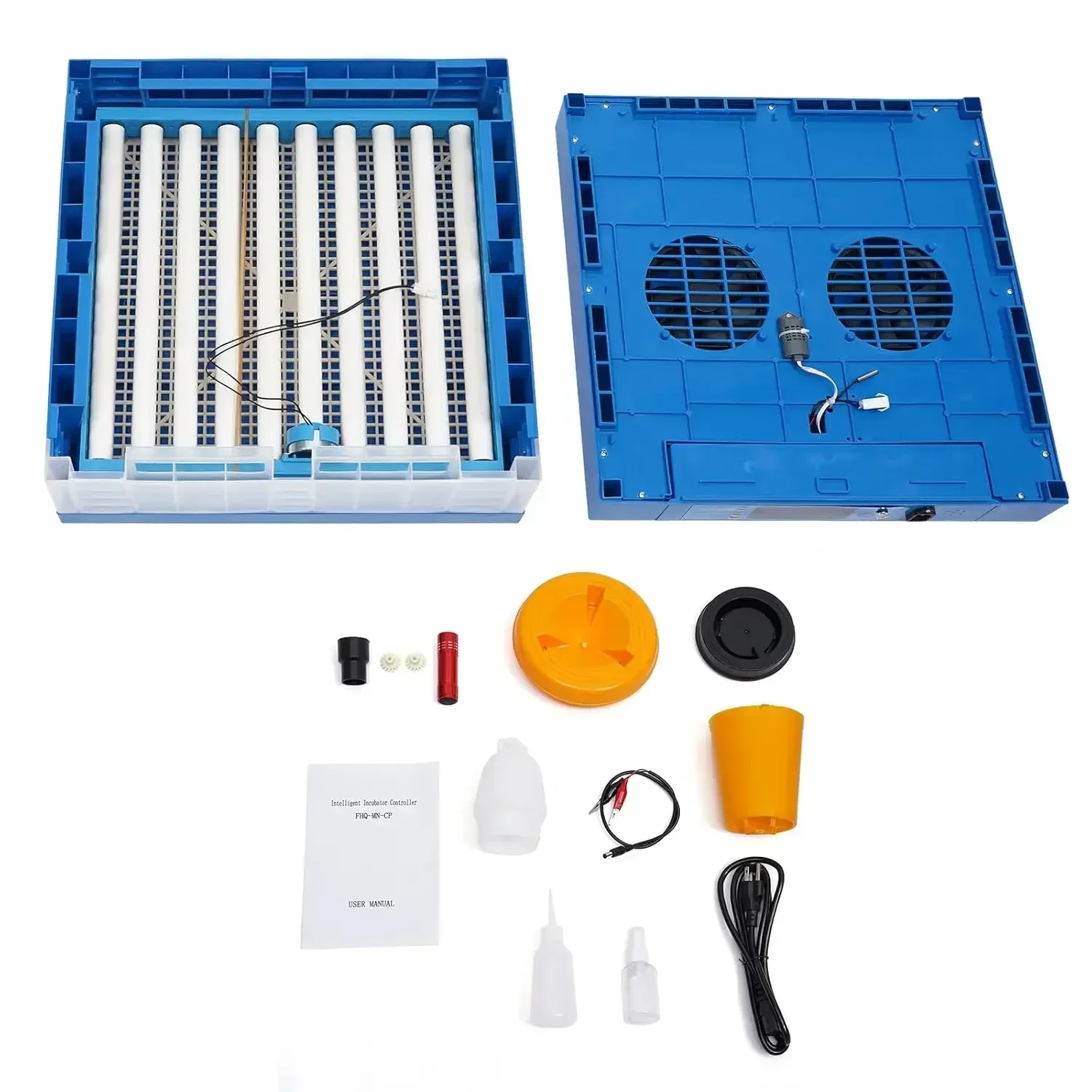 

48 Eggs Hatching Incubator Automatic Smart AC110V or DC12V Hatch Incubator Household Mini Chicken Egg Water Bed Incubator