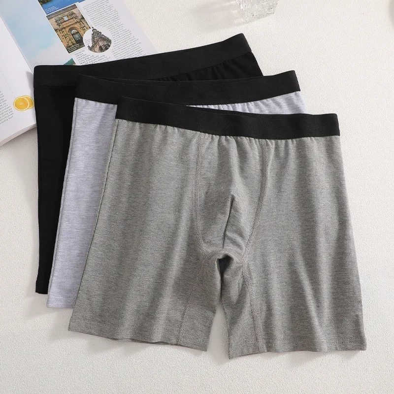 3pcs Boxers Cotton Underwear for Men Sexy Men's panties Set High Quality Mens Boxer Shorts Family Underpants Man Sexy Male Trunk