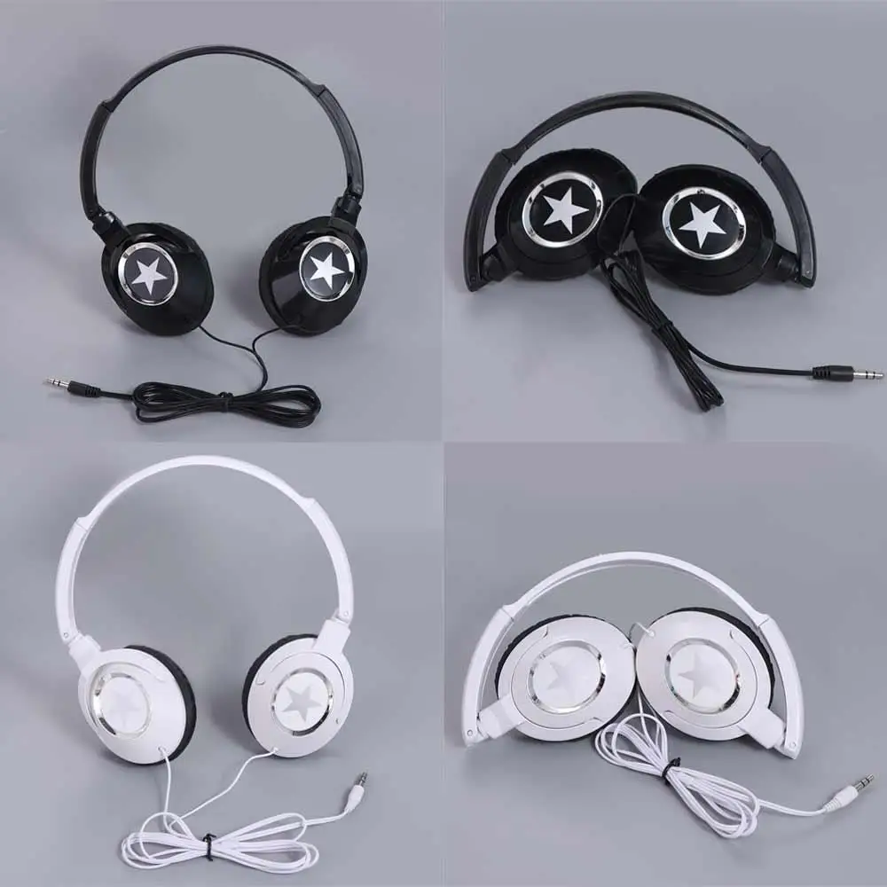 

Flexible Wired Headphones Adjustable HiFi Sound Over Ear Headset 3.5mm Music Stereo Foldable Headphones