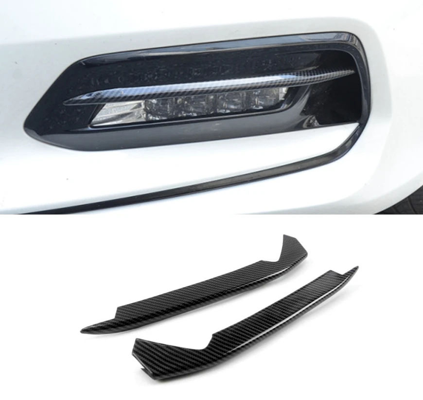 

For Honda Accord 10th 2018-2022 Car Styling Accessories ABS Chrome/Carbon Fiber Style Front Fog Light Lamp Trim Cover