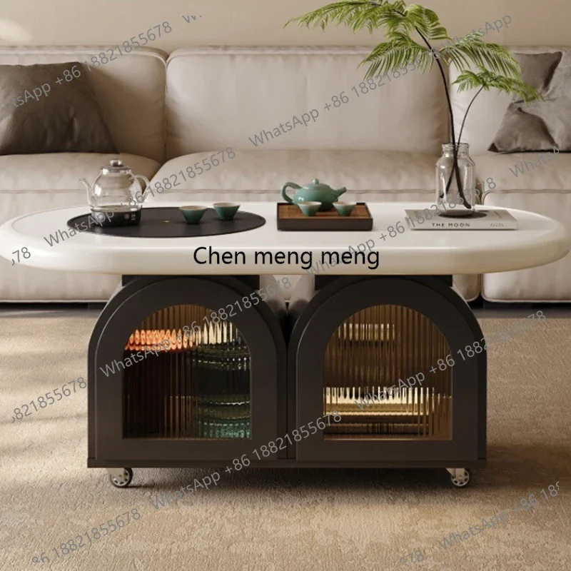 

Aesthetic Solid Wood Coffee Table Mobile Aesthetic Premium Design Coffee Tables Living Room Unique Mesa Auxiliar Hotel Furniture