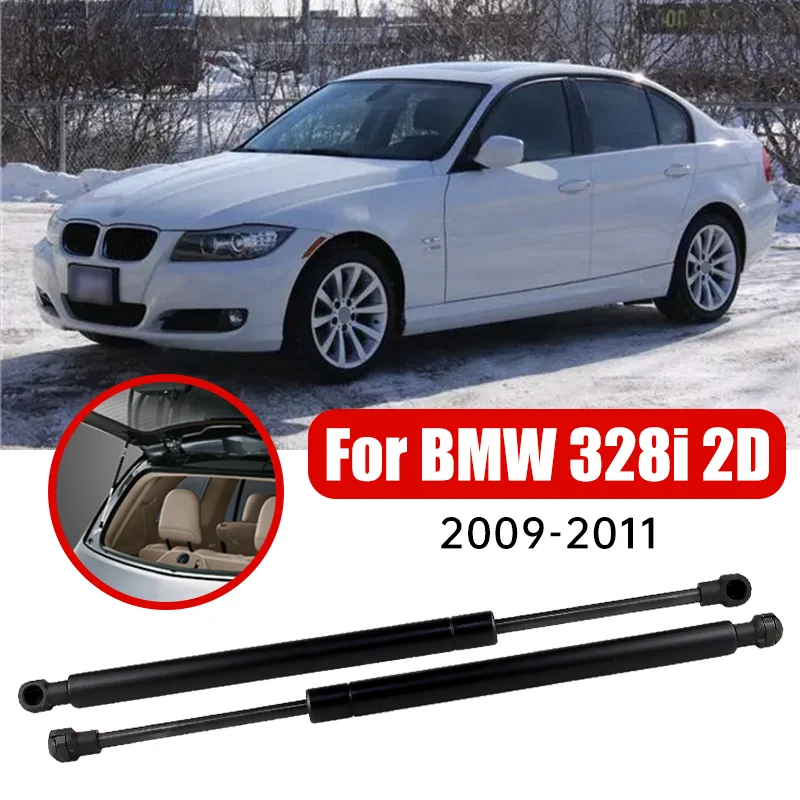 

2 шт. задняя дверь багажника, газовые стойки, поддержка для 2009-2011 BMW E90 328i xDrive Base Sedan, 2-дверный багажник OEM # 51247250308,51244365787