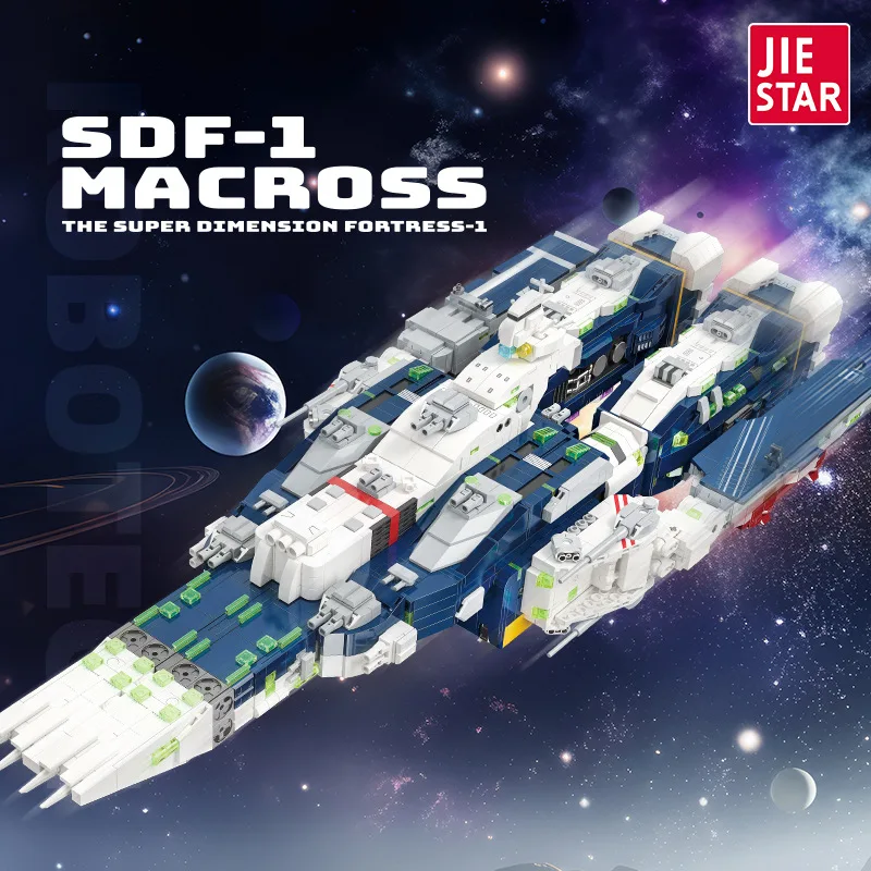 

4682 шт. Star Trek SDF-1 Macross Модель космического корабля Строительные блоки-развивающая развивающая игрушка для детей повышенной сложности