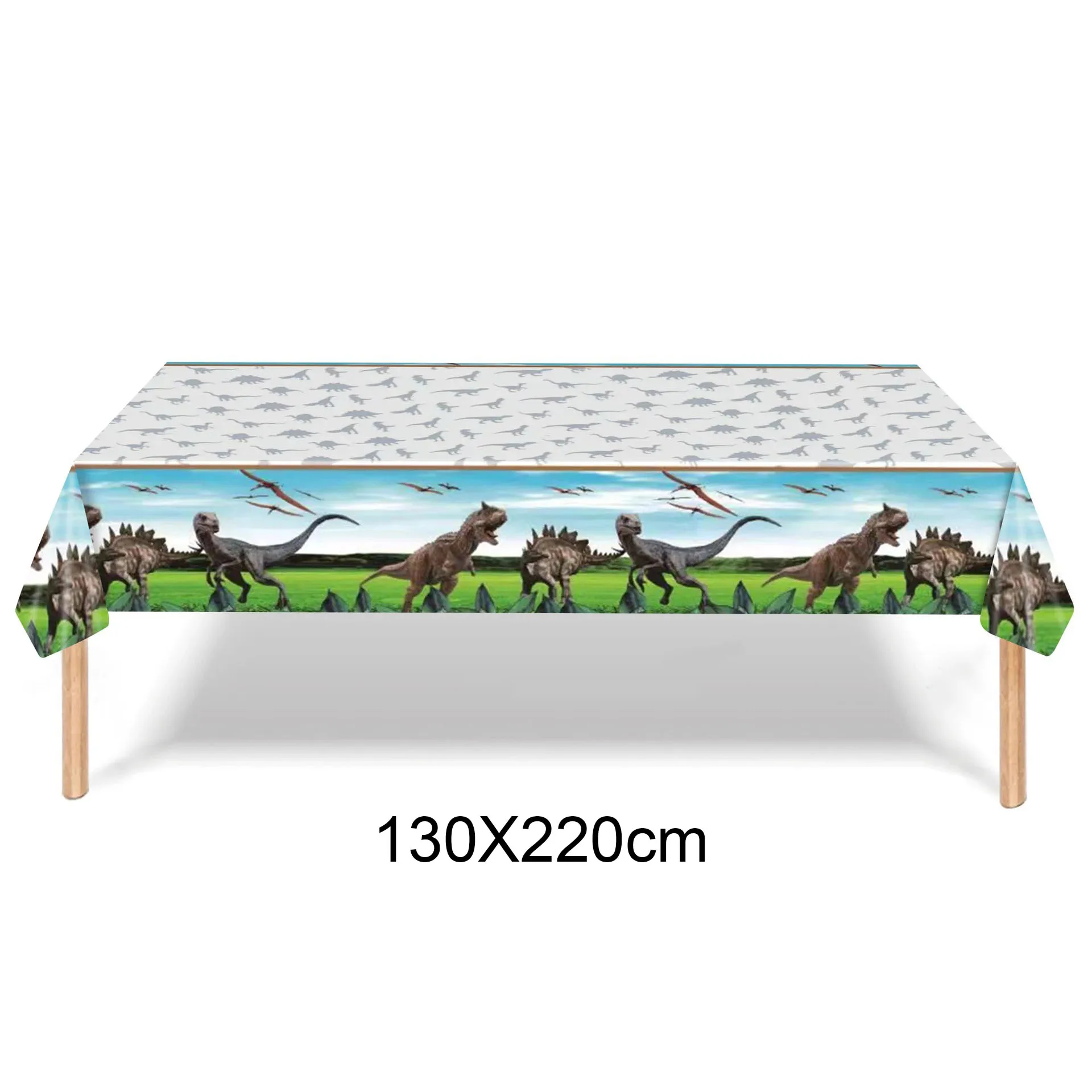 Dinosaur Plastic Tablecloth Dinosaur Birthday Party Table Covers Boy Birthday Baby Shower Party Decorations Supplies Picnic