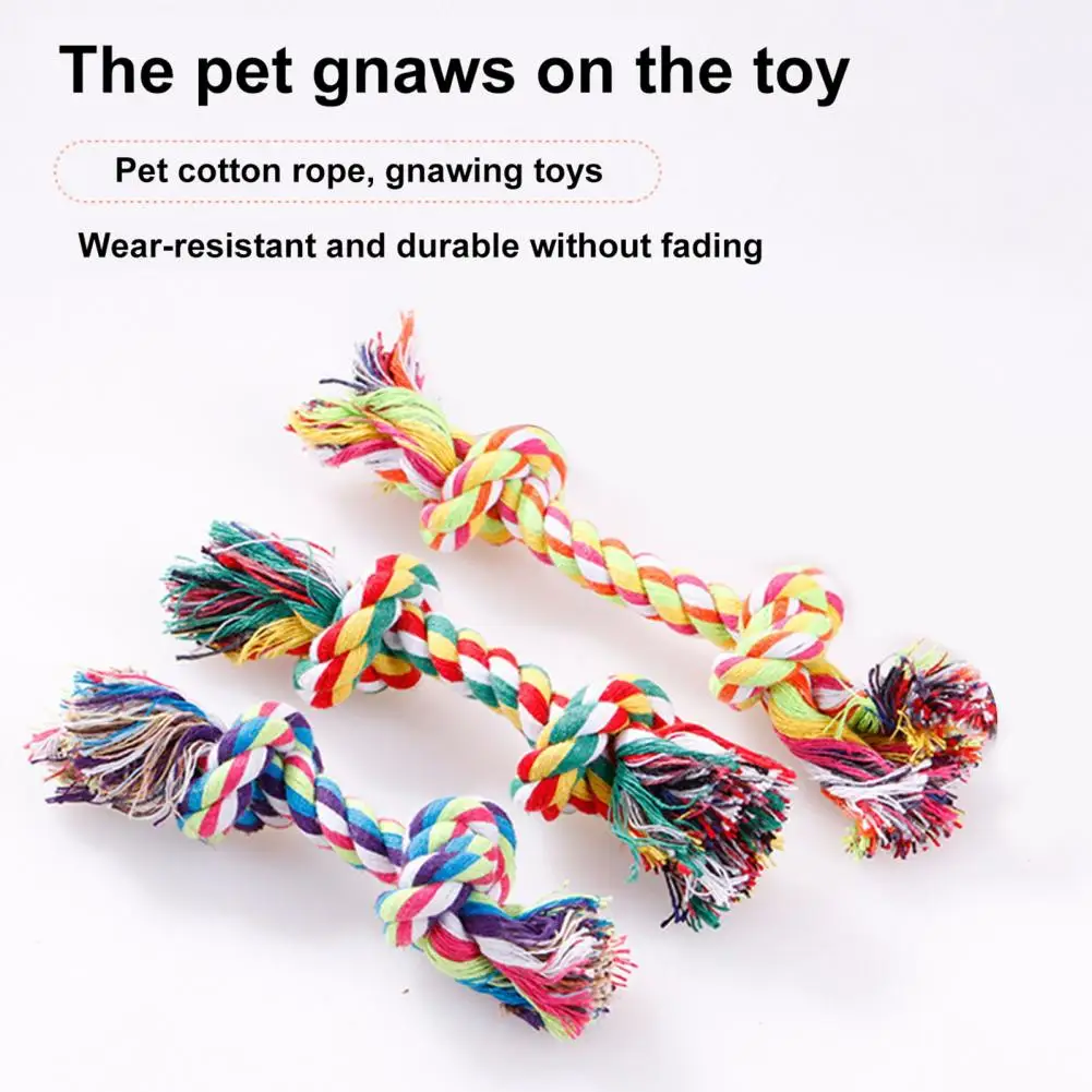 

1Pc/3Pcs/5Pcs Pet Toy Interactive Dog Chew Toy Bite-resistant Cotton Rope Dog Training Toy Toothbrush Chew Puppy Toys Pet Supply