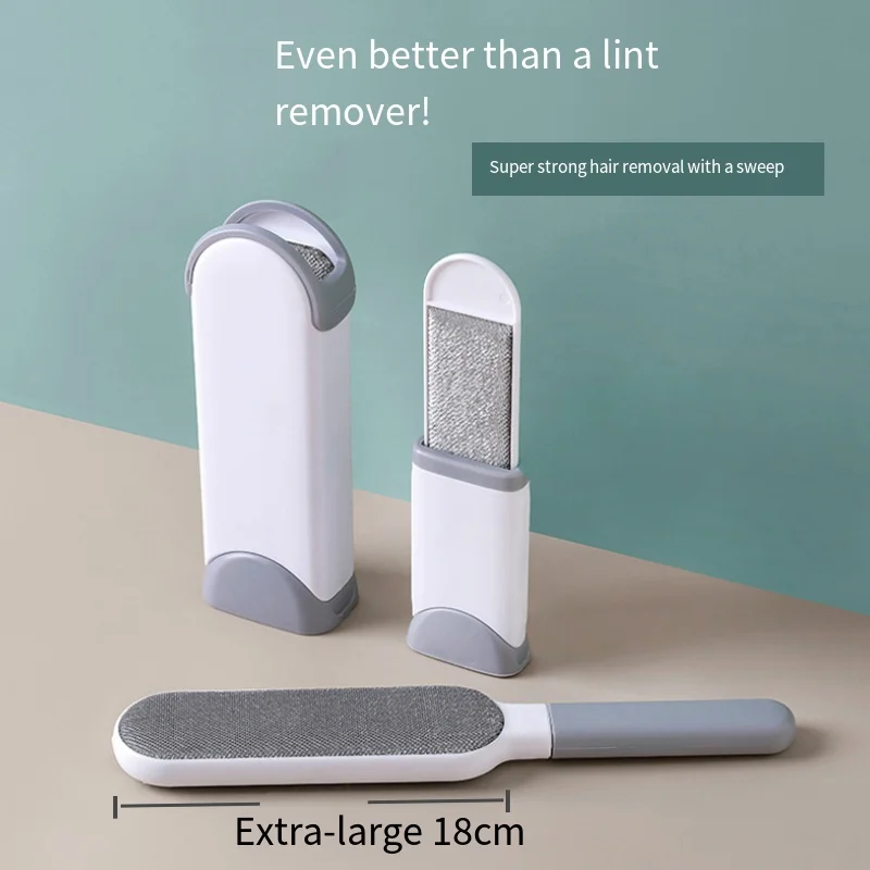 Lint Remover for Clothes 2-in-1 Pilling Shaver Lint Roller Brush Reusable Pet Hair Removal for Carpet Sofa Home