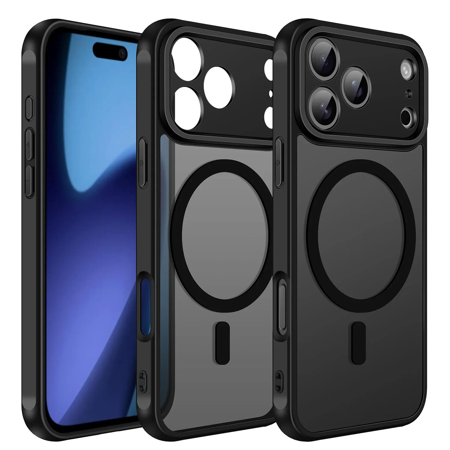 Für Magsafe Starke Magnetische Drahtlose Lade Fall Für iPhone 17 Pro Max Air 17 Pro Max 5G Stoßfest Matte Zurück abdeckung Coque
