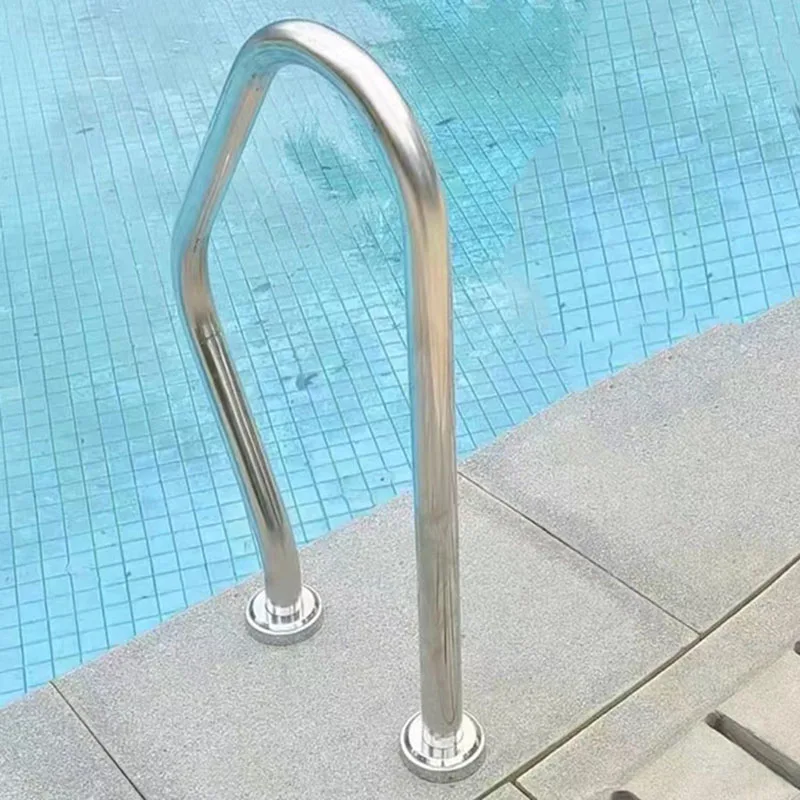 

Swimming Pool Sewer Escalator 304 Thickened Stainless Steel Staircase Handrail Spa Pool Accessories Equipment