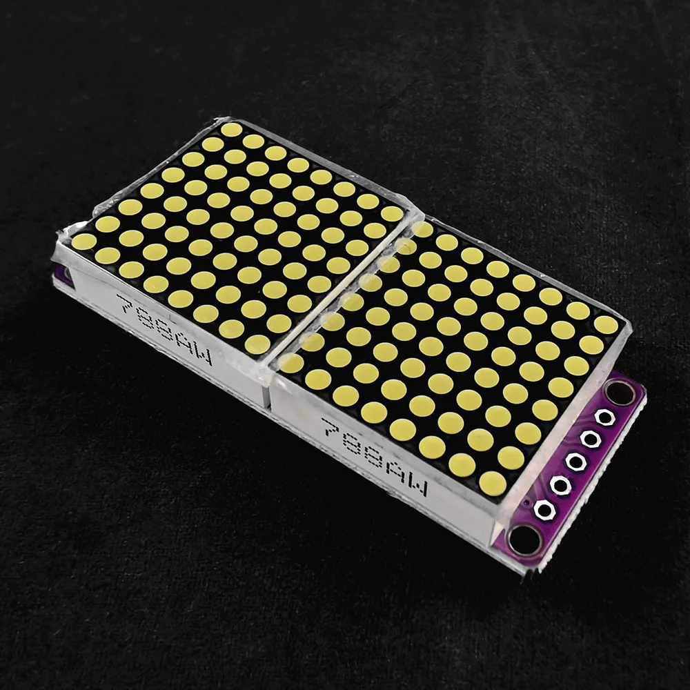 8x8 MAX7219 Red/Blue/Green/White Dot Led Matrix MCU Display Control Module 5V Interface Output Input Common Cathode 0.7Inch 8*8