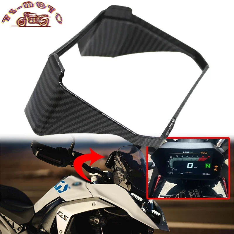 

Fit For BMW R1300GS ADVENTURE R 1300 GS 2023 2024 Motorcycle Accessories Carbon Look Instrument Hat Sun Visor Meter Cover Guard