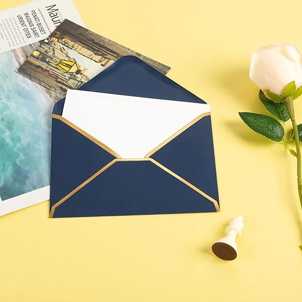 

Bview Art 10 шт. геометрические конверты из золотой фольги-голографическая и перламутровая бумага для свадебных/бизневых приглашений, ромбовидной формы